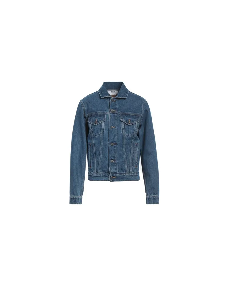 MSGM JACKEN & MÄNTEL - Jeansjacken/Mäntelauf YOOX.COM Blau