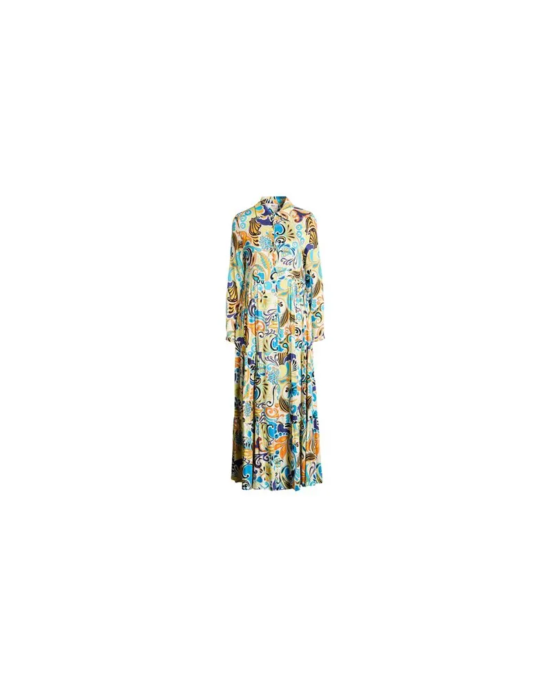 B.yu KLEIDER - Maxi-Kleiderauf YOOX.COM Azurblau