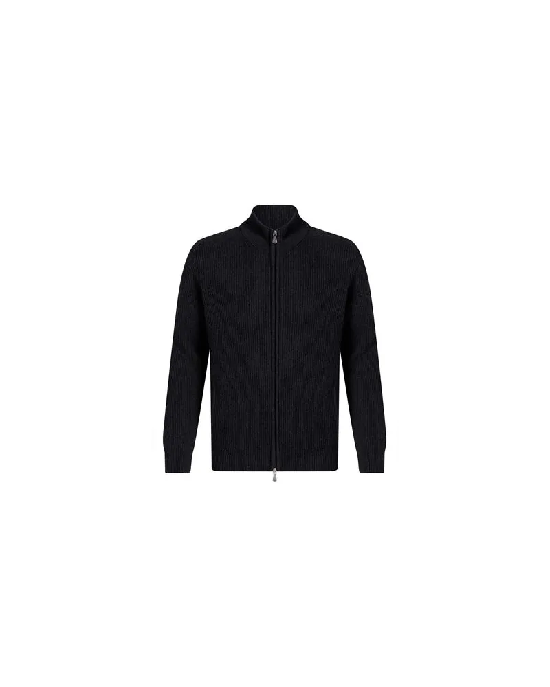 BARBA STRICKWAREN - Strickjackenauf YOOX.COM Braungrau