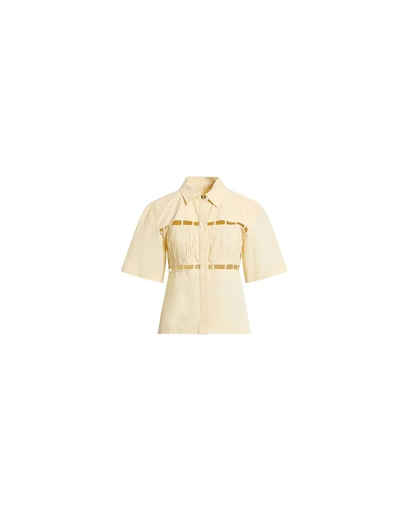 Nanushka TOPS - Hemdenauf YOOX.COM Elfenbein