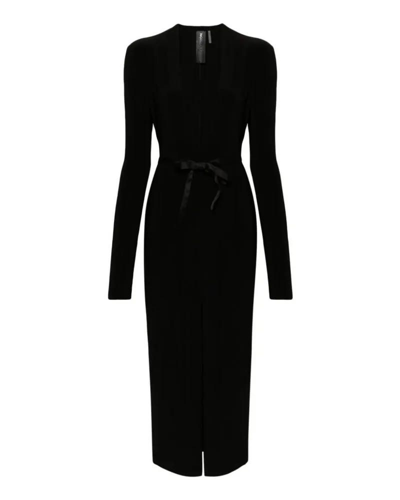 Norma Kamali Maxi-Kleid Schwarz