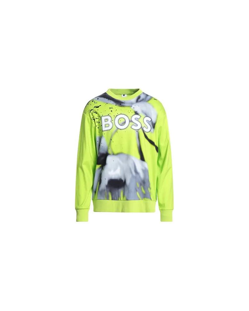 HUGO BOSS TOPS - Sweatshirtsauf YOOX.COM Säuregrün