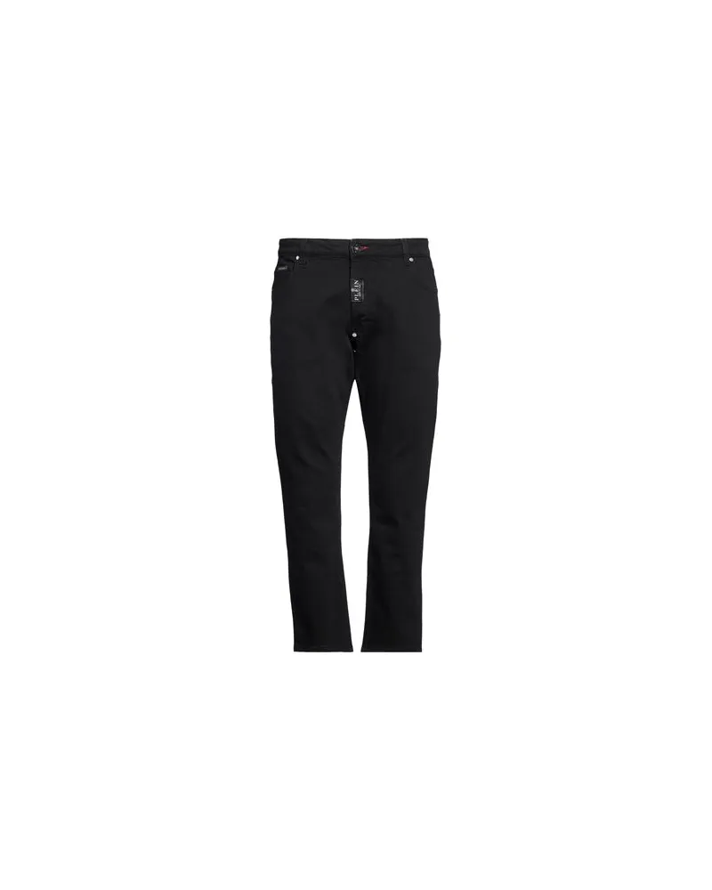 Philipp Plein HOSEN & RÖCKE - Jeanshosenauf YOOX.COM Schwarz