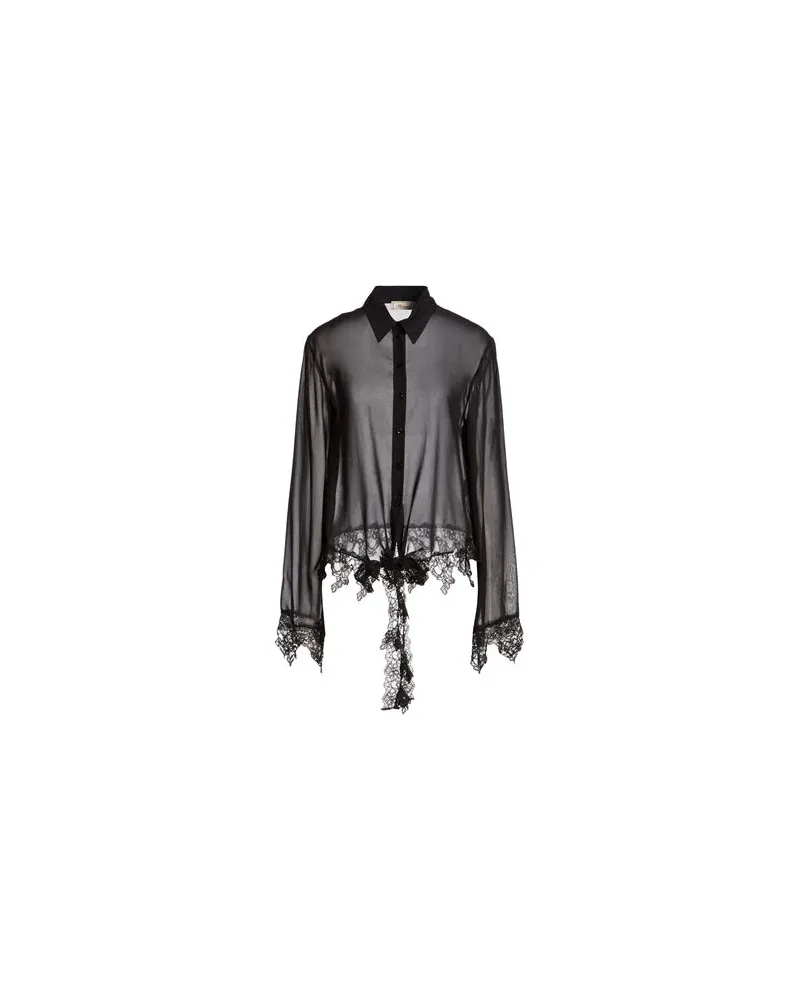 Blumarine TOPS - Hemdenauf YOOX.COM Schwarz