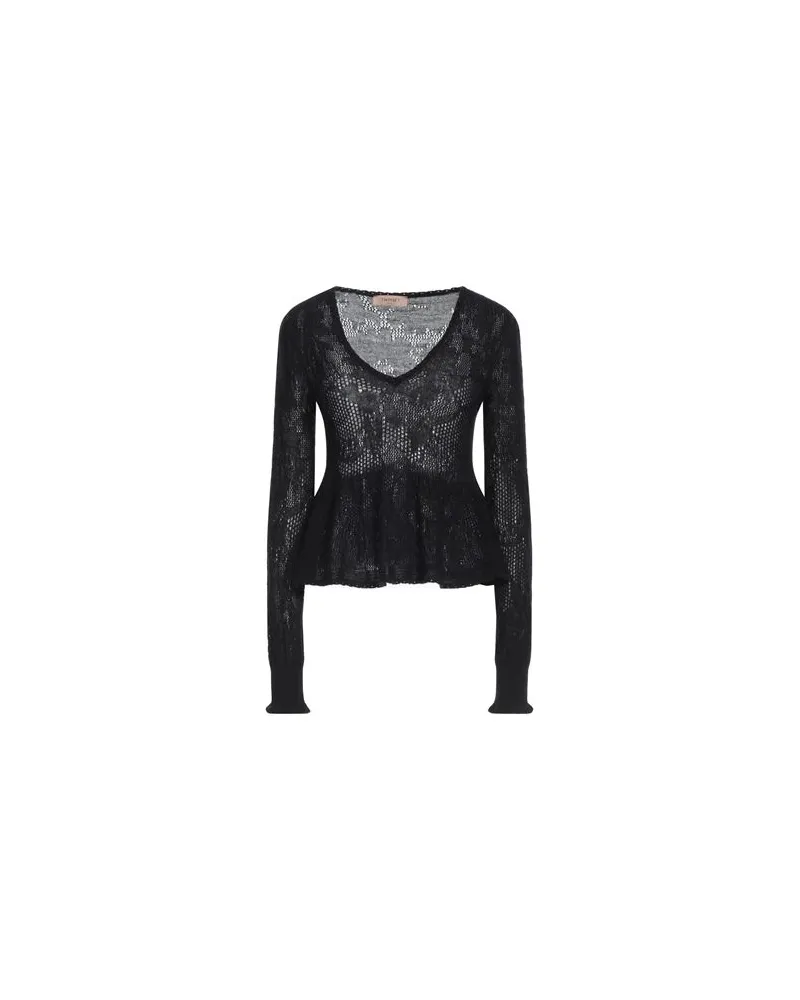 Twin-Set STRICKWAREN - Pulloverauf YOOX.COM Schwarz
