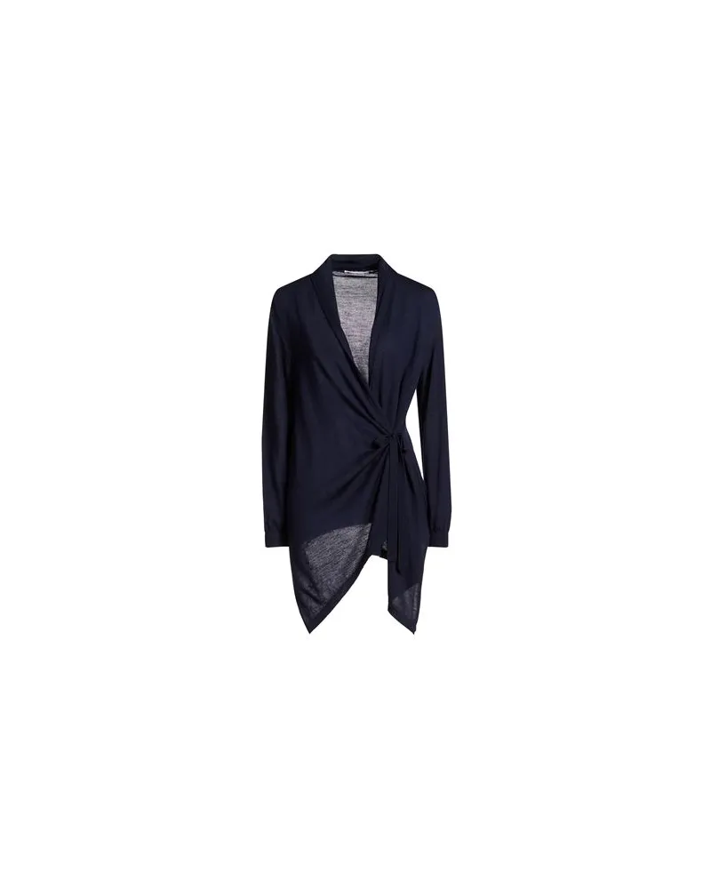 Roberto Collina STRICKWAREN - Strickjackenauf YOOX.COM Marineblau