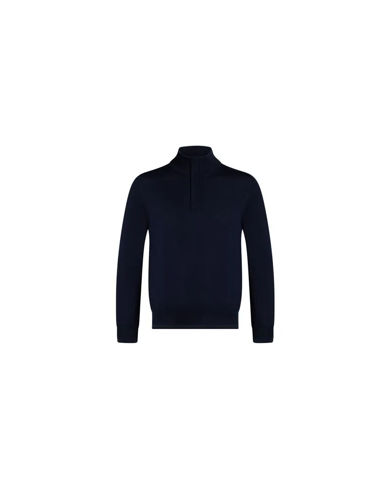 Canali STRICKWAREN - Rollkragenpulloverauf YOOX.COM Marineblau