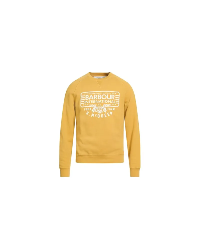 Barbour THE STEVE MCQUEEN COLLECTION - TOPS - Sweatshirtsauf YOOX.COM Senf