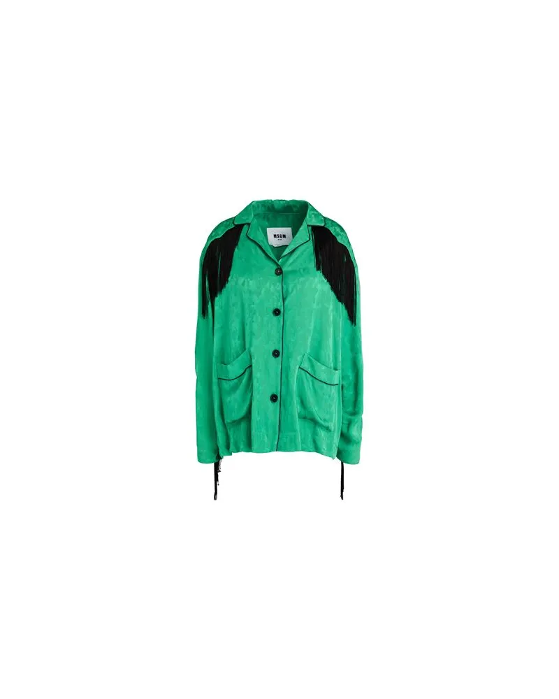 MSGM TOPS - Hemdenauf YOOX.COM Grün