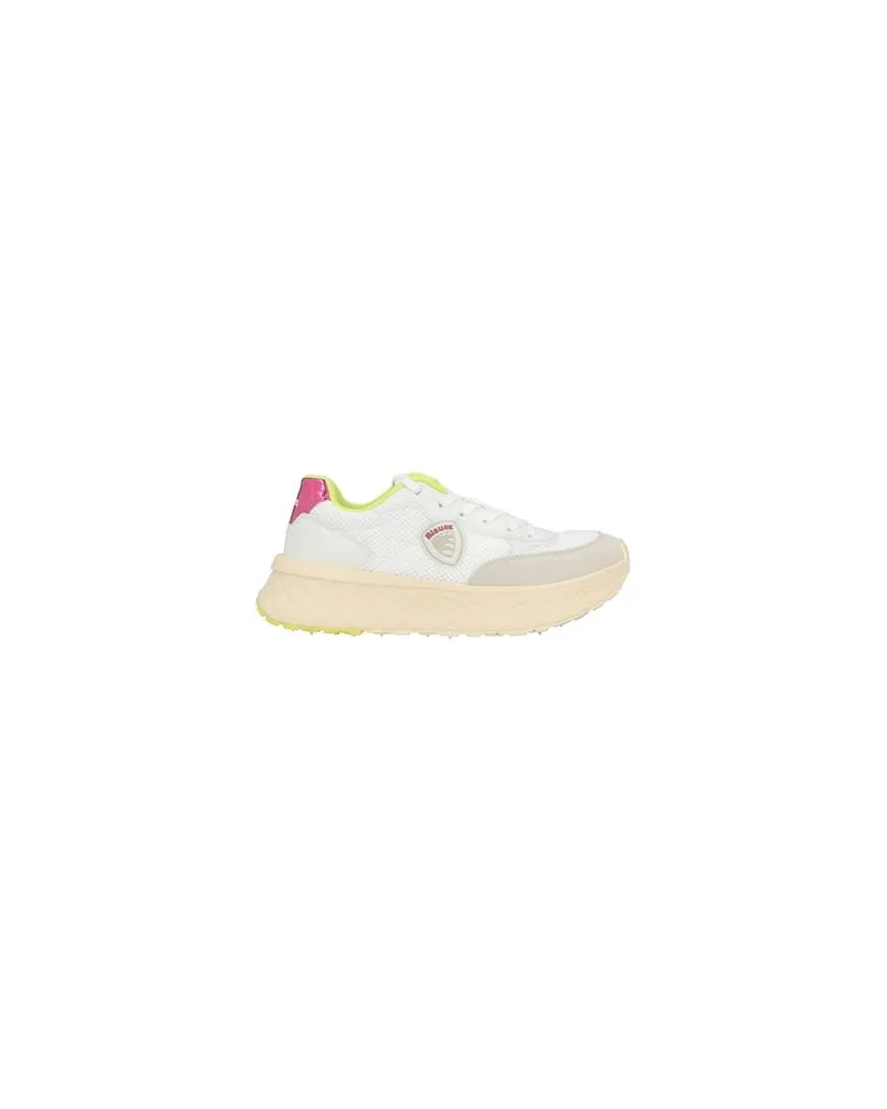 Blauer SCHUHE - Sneakersauf YOOX.COM Weiß