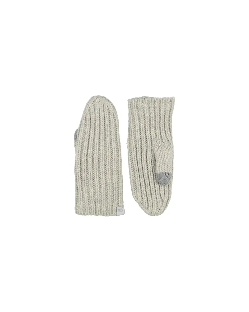 UGG CHUNKY RIB MITTEN - ACCESSOIRES - Handschuheauf YOOX.COM Hellgrau