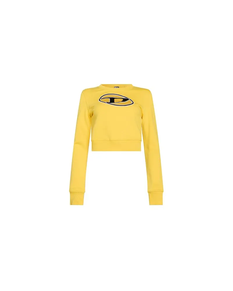 Diesel TOPS - Sweatshirtsauf YOOX.COM Gelb
