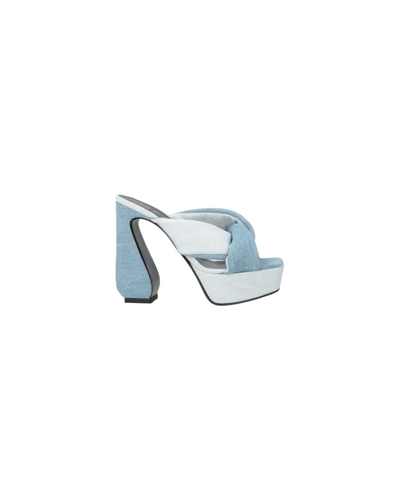 Sergio Rossi SCHUHE - Sandalenauf YOOX.COM Hellblau