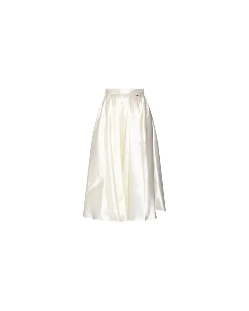 Elisabetta Franchi HOSEN & RÖCKE - Midi-Röckeauf YOOX.COM Elfenbein