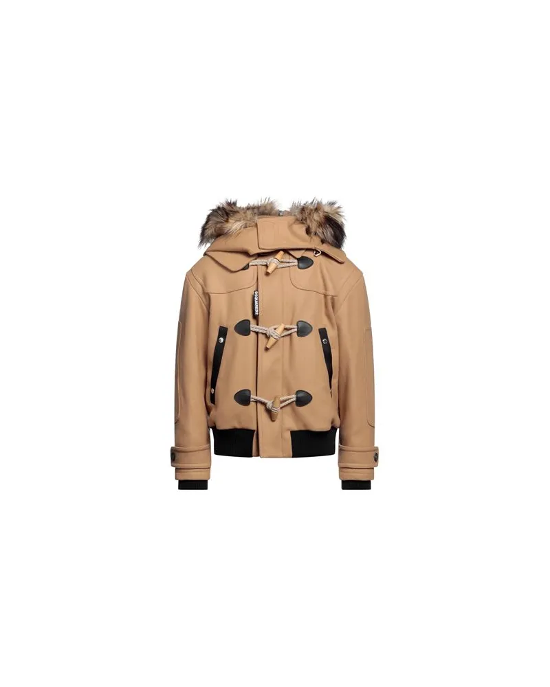 Dsquared2 JACKEN & MÄNTEL - Pufferjacken & Daunenjackenauf YOOX.COM Kamel