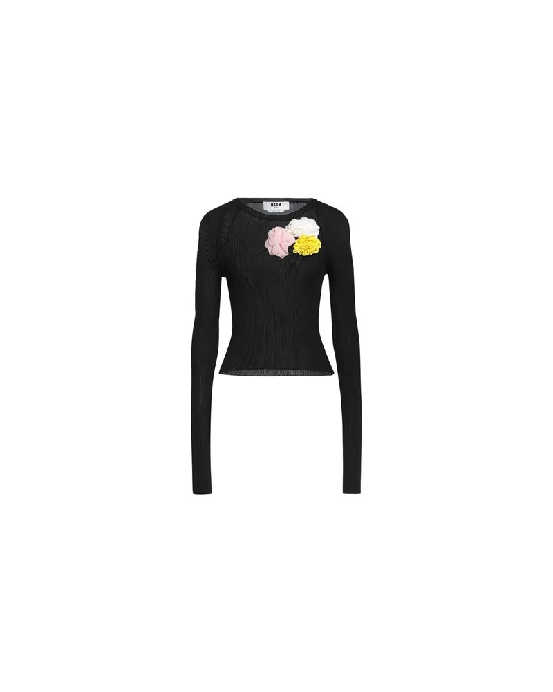 MSGM STRICKWAREN - Pulloverauf YOOX.COM Schwarz