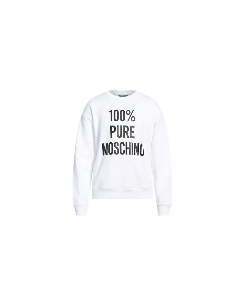 Moschino TOPS - Sweatshirtsauf YOOX.COM Weiß