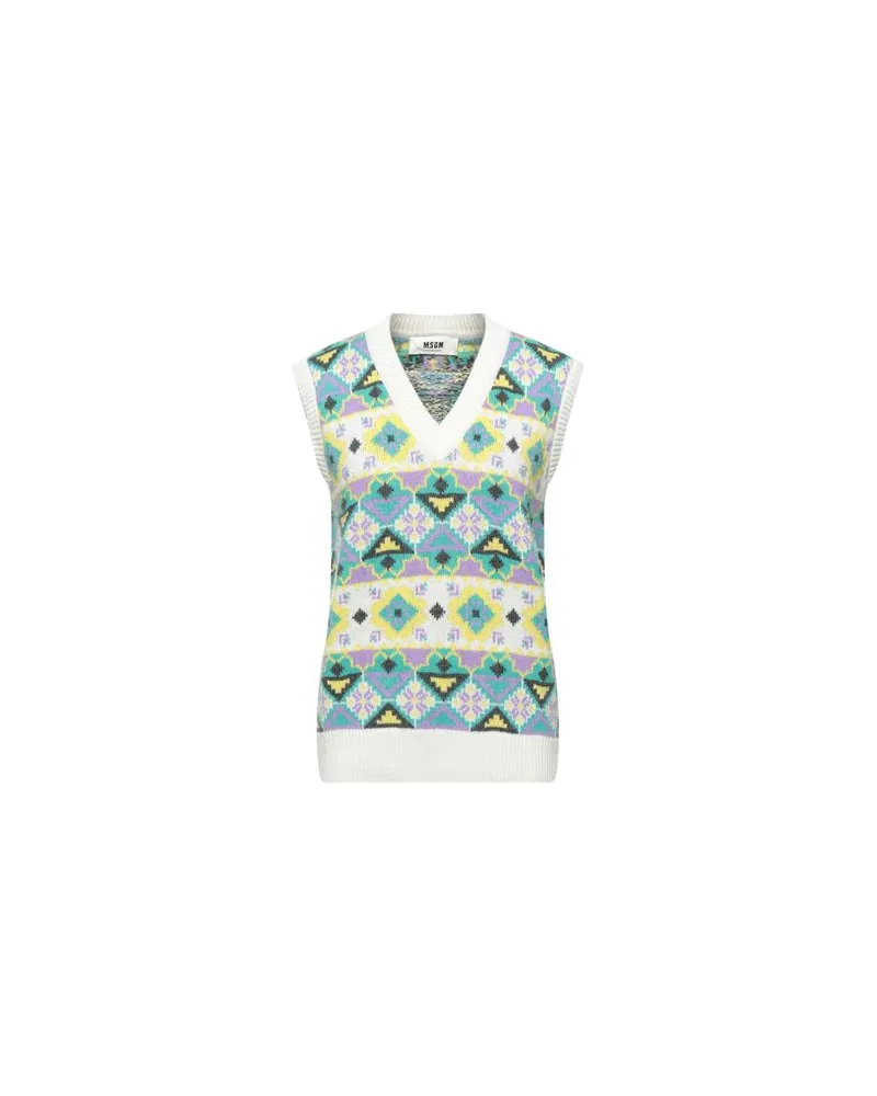 MSGM STRICKWAREN - Pulloverauf YOOX.COM Weiß