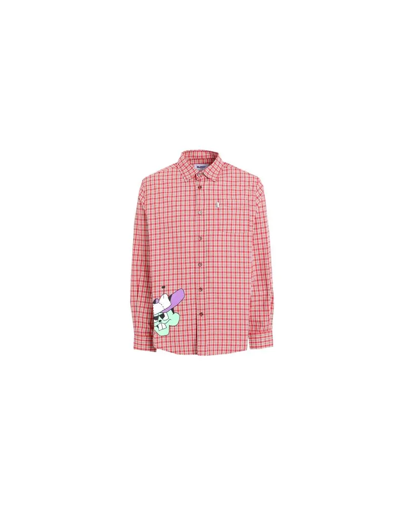 Butter Goods BUG OUT PLAID SHIRT   - TOPS - Hemdenauf YOOX.COM Rot