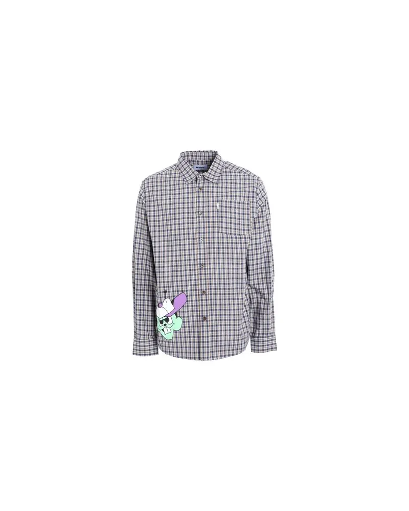 Butter Goods BUG OUT PLAID SHIRT   - TOPS - Hemdenauf YOOX.COM Blau