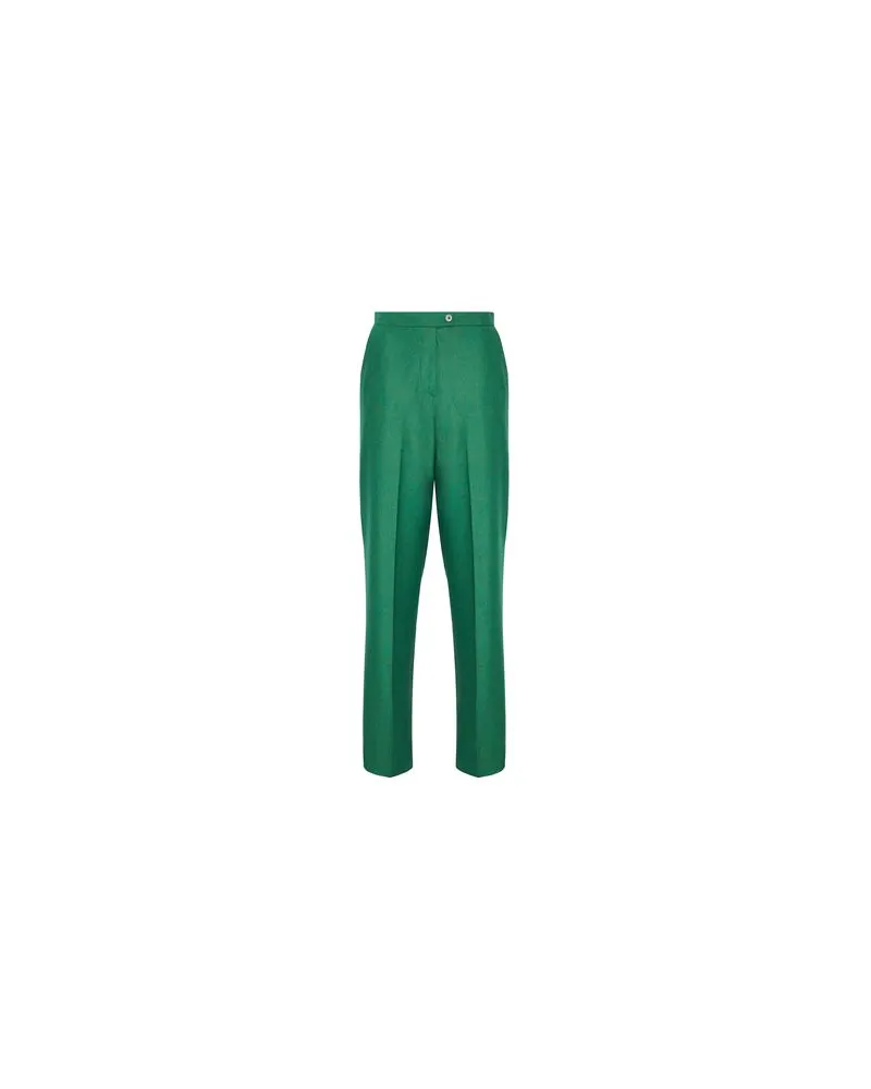 8 by Yoox WOOL BLEND STRAIGHT PANTS  - HOSEN & RÖCKE - Hosenauf YOOX.COM Grün