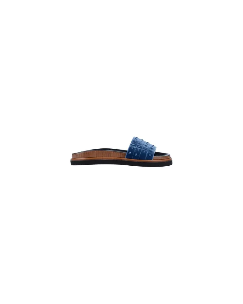 TOD'S SCHUHE - Sandalenauf YOOX.COM Taubenblau