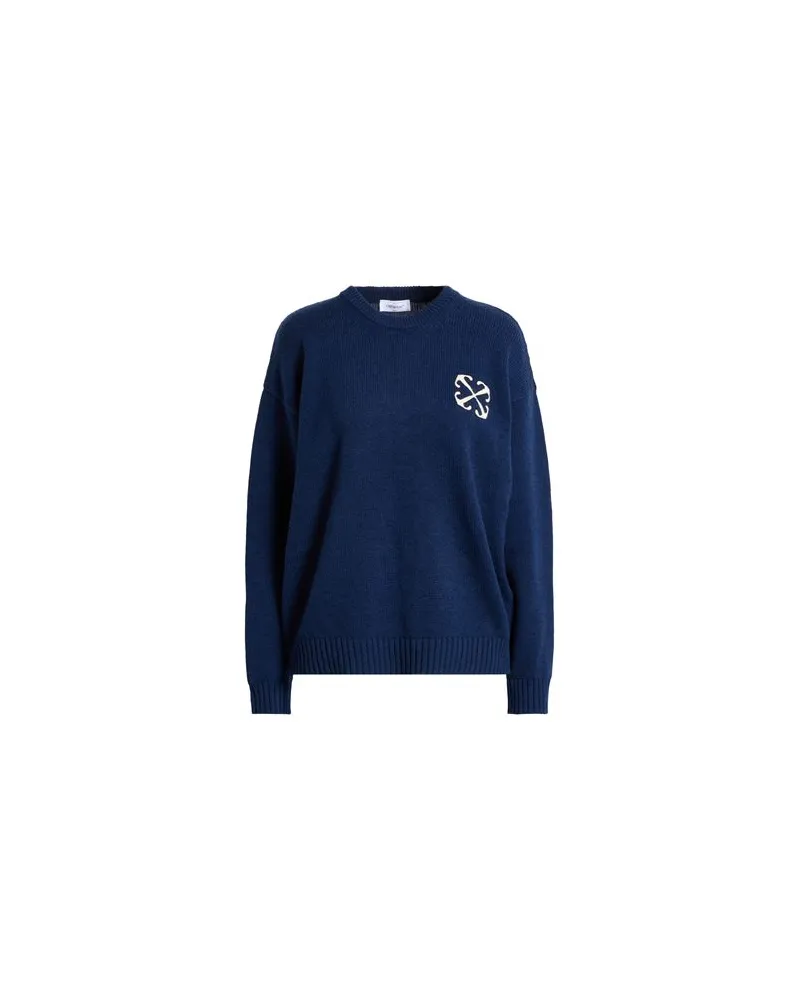 OFF-WHITE STRICKWAREN - Pulloverauf YOOX.COM Marineblau