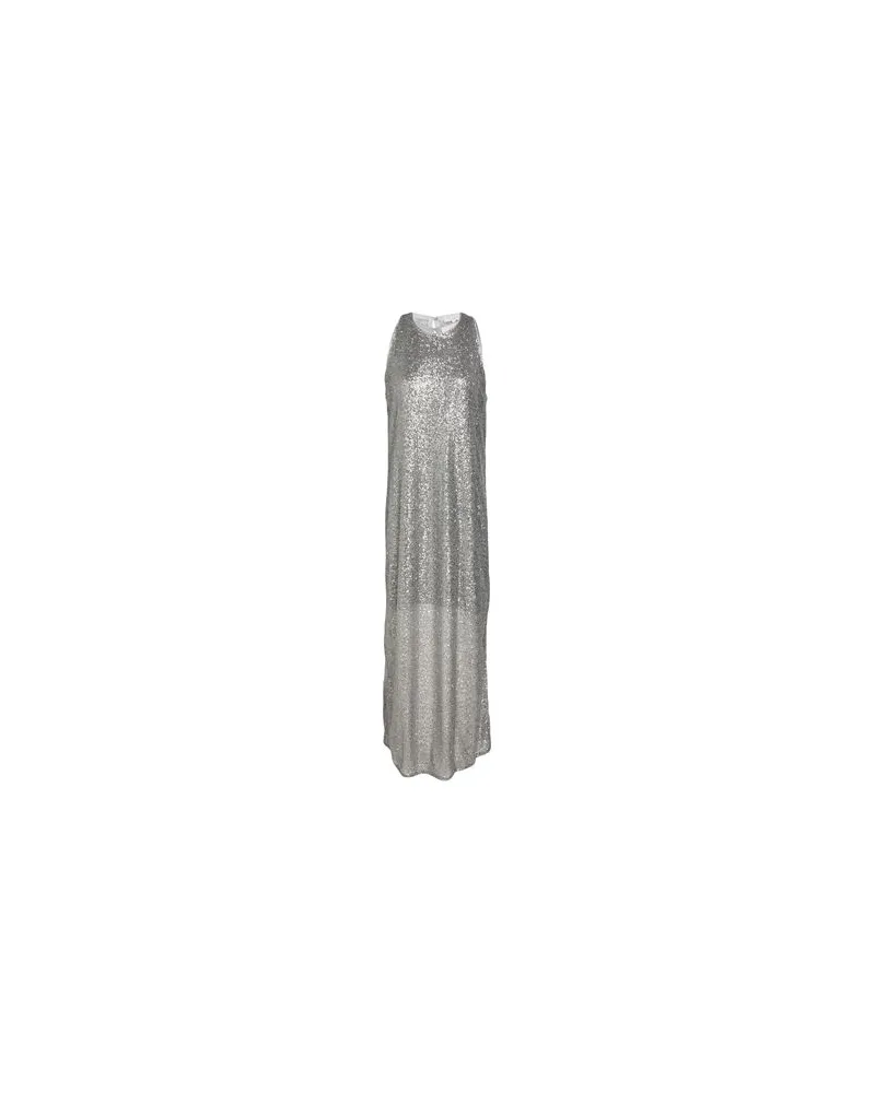 Antonelli Firenze KLEIDER - Maxi-Kleiderauf YOOX.COM Silber