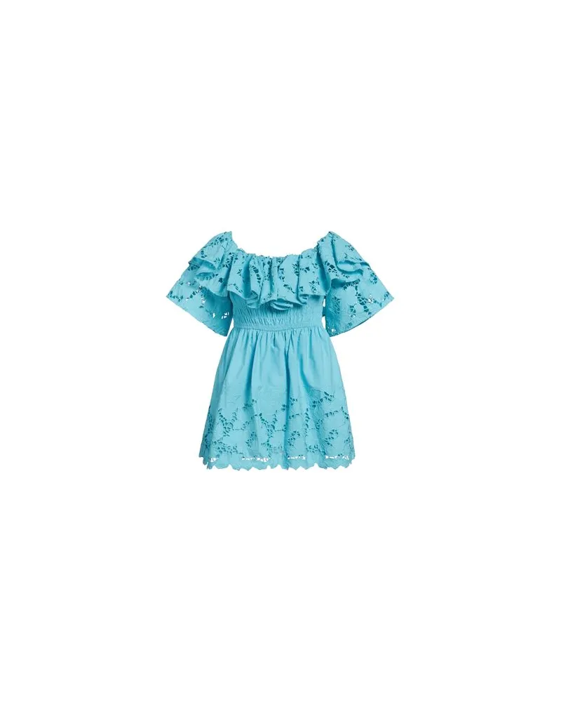 Self-Portrait KLEIDER - Mini-Kleiderauf YOOX.COM Himmelblau