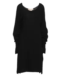 Marni Midi-Kleid Schwarz