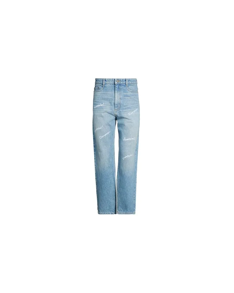 DOMREBEL HOSEN & RÖCKE - Jeanshosenauf YOOX.COM Blau
