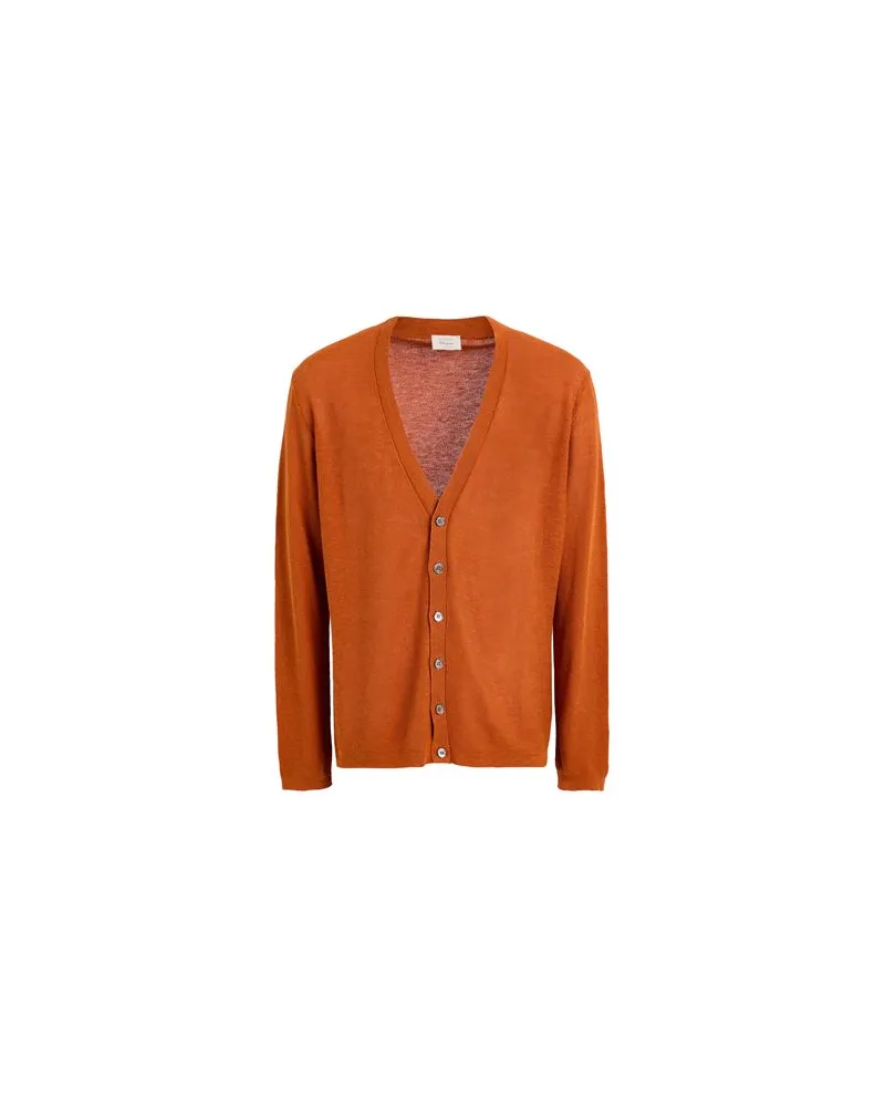 Daniele Fiesoli SELEZIONE - STRICKWAREN - Strickjackenauf YOOX.COM Rostrot