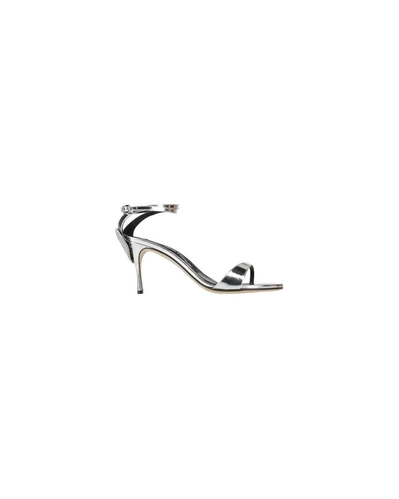 Sergio Rossi SCHUHE - Sandalenauf YOOX.COM Silber