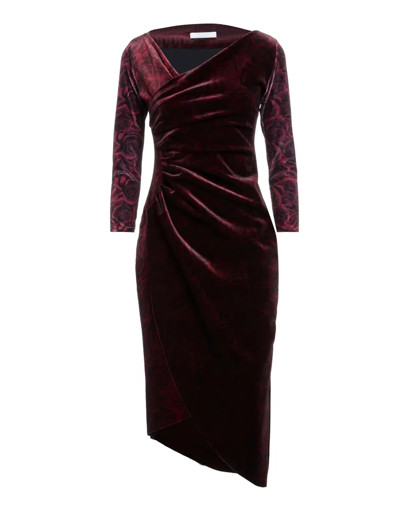 Chiara Boni Midi-Kleid Bordeaux