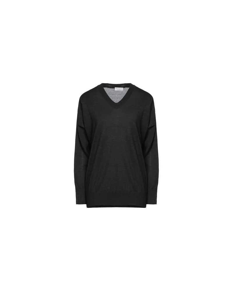 Brunello Cucinelli STRICKWAREN - Pulloverauf YOOX.COM Braungrau