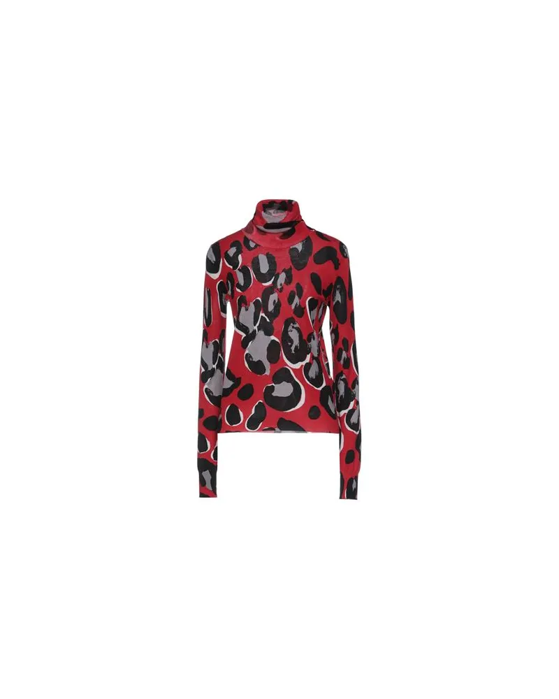 Roberto Cavalli STRICKWAREN - Rollkragenpulloverauf YOOX.COM Rot
