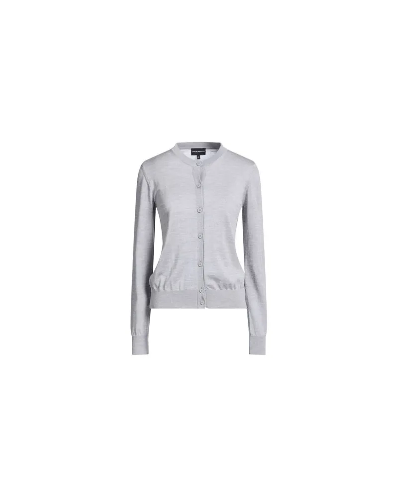 Emporio Armani STRICKWAREN - Strickjackenauf YOOX.COM Grau