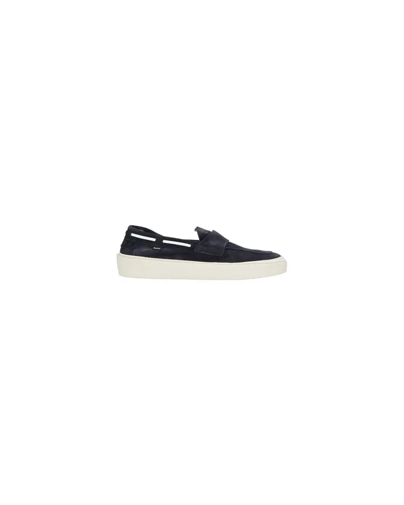 Blauer SCHUHE - Mokassinsauf YOOX.COM Marineblau