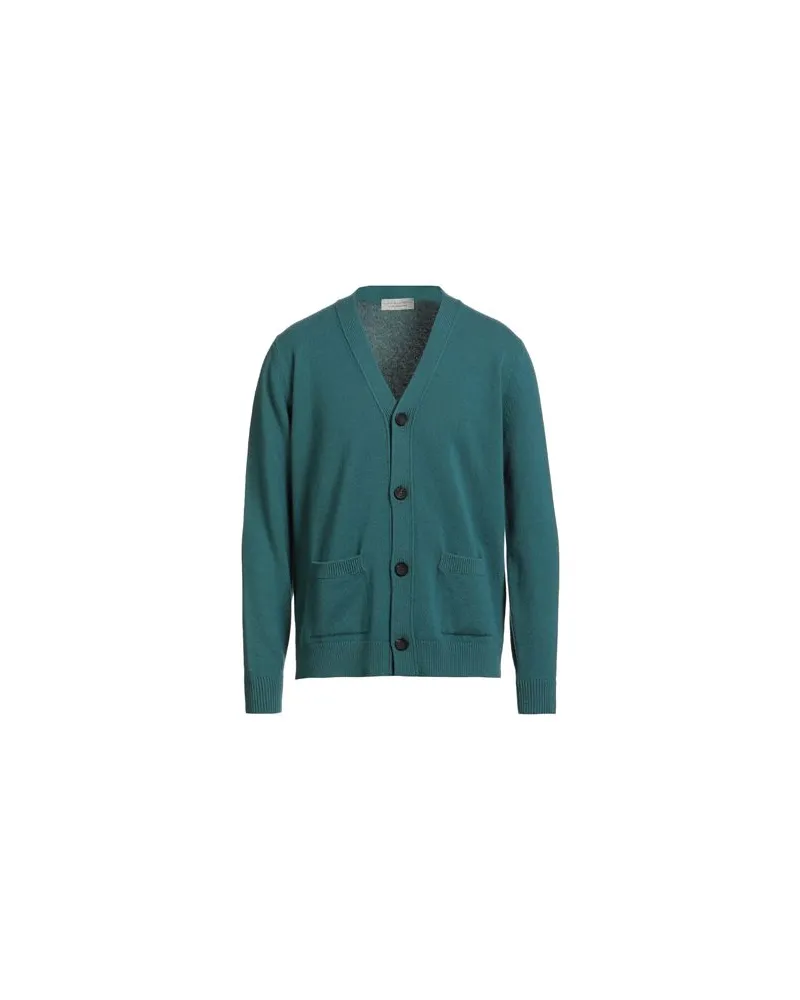 Filippo de Laurentiis STRICKWAREN - Strickjackenauf YOOX.COM Aquamarin