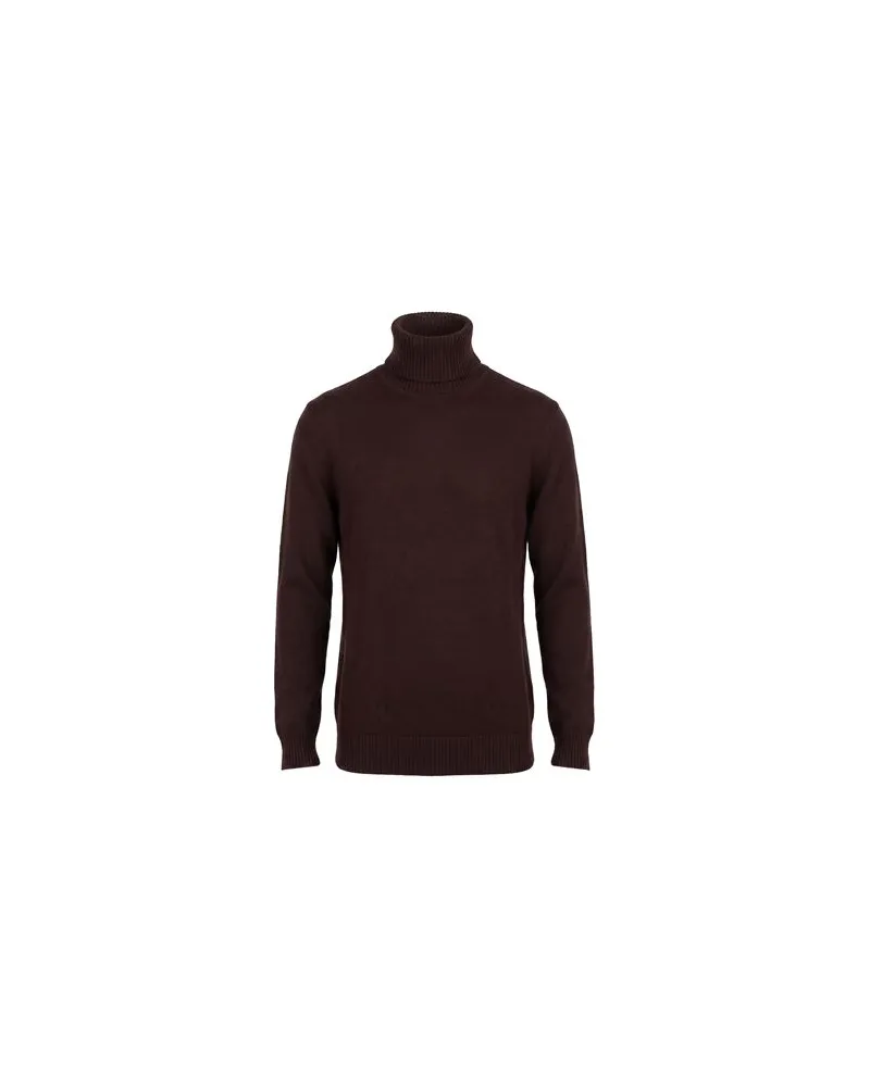 Altea STRICKWAREN - Rollkragenpulloverauf YOOX.COM Schokobraun