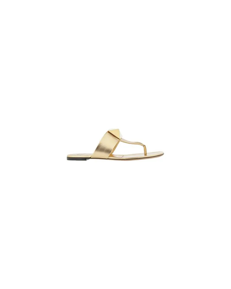 Valentino Garavani SCHUHE - Zehentrennerauf YOOX.COM Gold