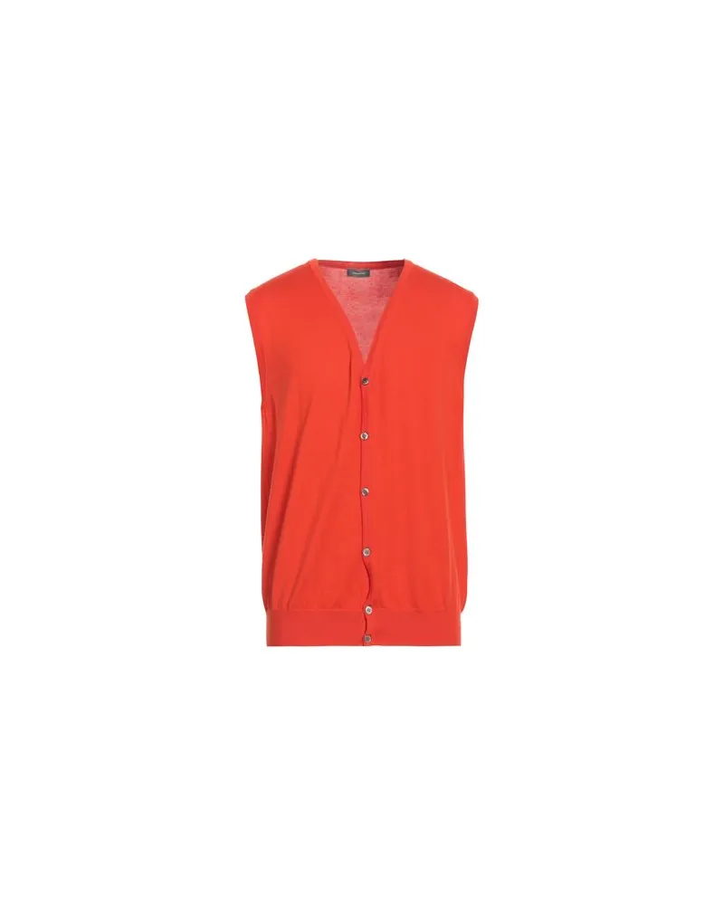 ROSSOPURO STRICKWAREN - Strickjackenauf YOOX.COM Tomatenrot