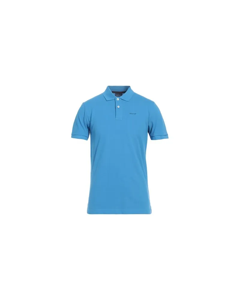 Gant TOPS - Poloshirtsauf YOOX.COM Azurblau