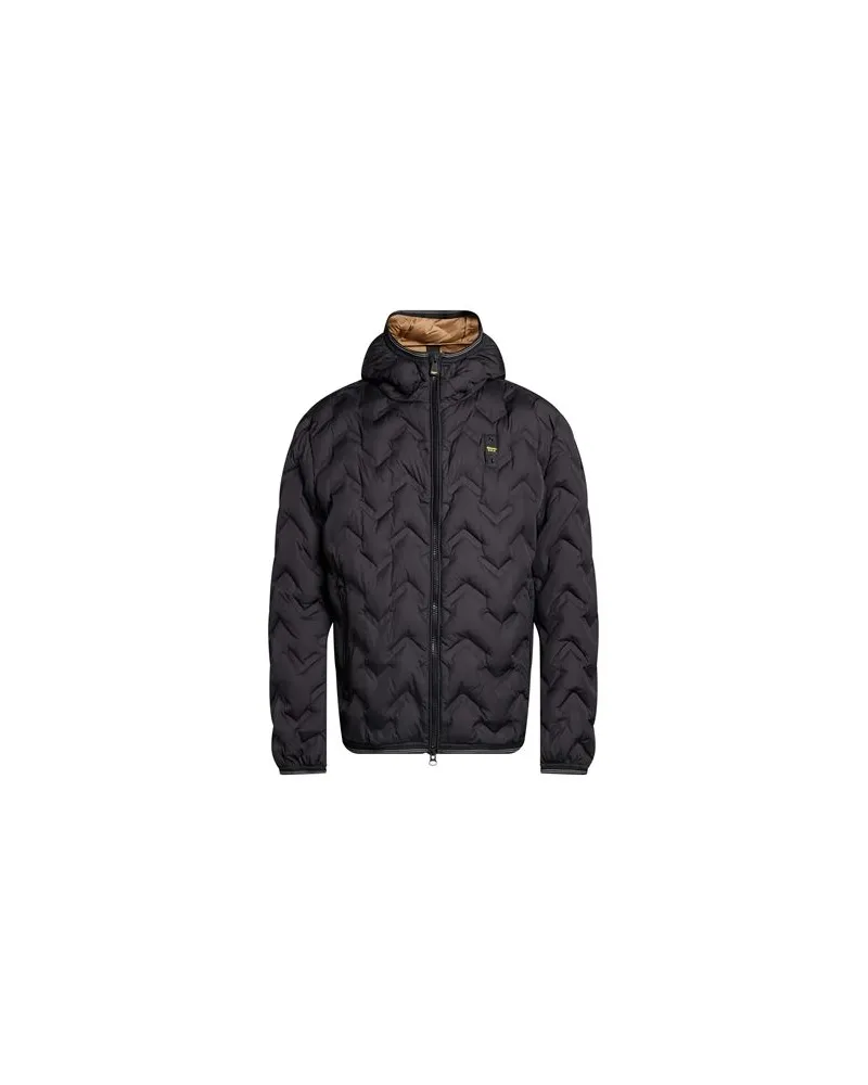 Blauer JACKEN & MÄNTEL - Pufferjacken & Daunenjackenauf YOOX.COM Schwarz
