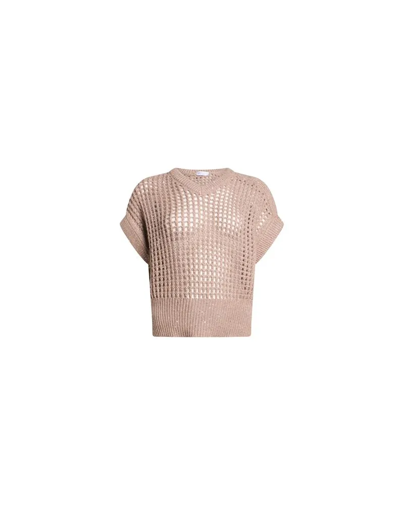 Brunello Cucinelli STRICKWAREN - Pulloverauf YOOX.COM Khaki