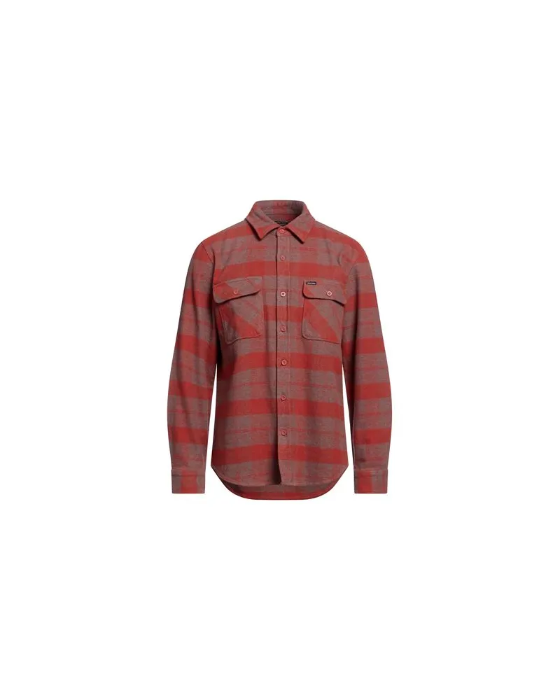 Brixton TOPS - Hemdenauf YOOX.COM Rostrot
