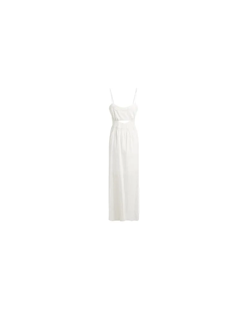 Twin-Set KLEIDER - Maxi-Kleiderauf YOOX.COM Weiß