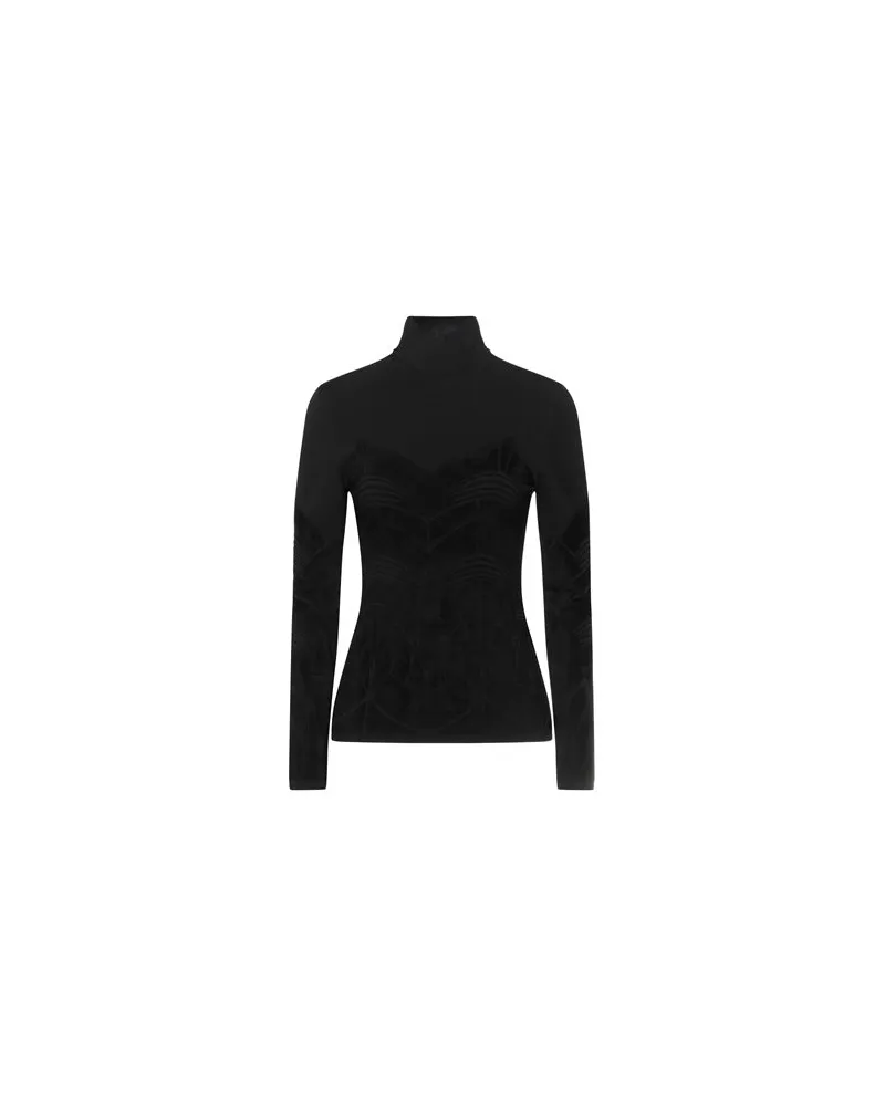 Alberta Ferretti STRICKWAREN - Rollkragenpulloverauf YOOX.COM Schwarz