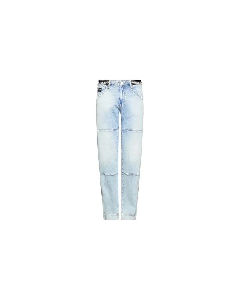 Versace Jeans HOSEN & RÖCKE - Jeanshosenauf YOOX.COM Blau