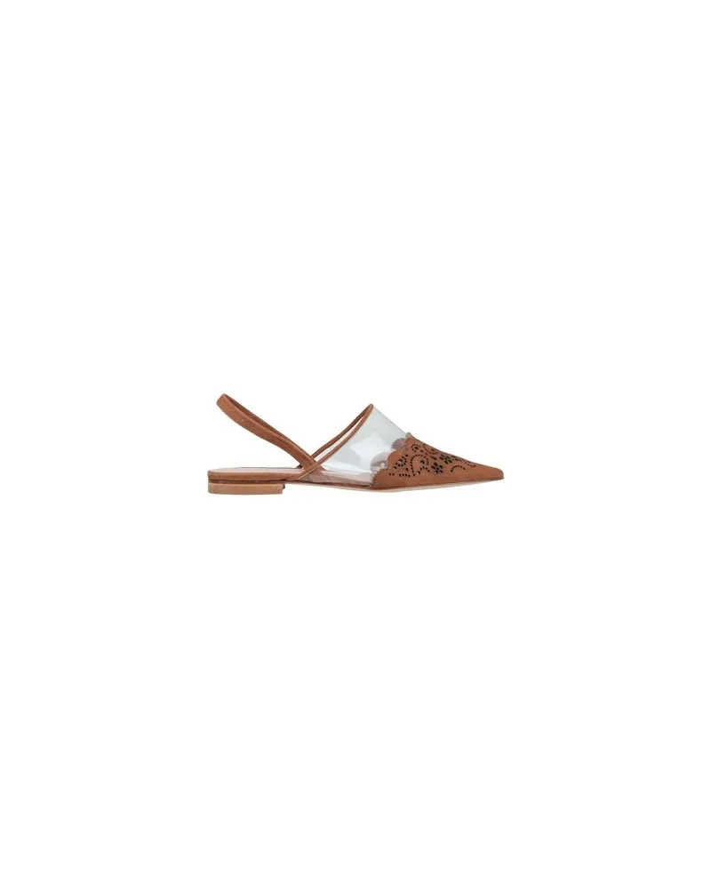 Ermanno Scervino SCHUHE - Ballerinasauf YOOX.COM Braun